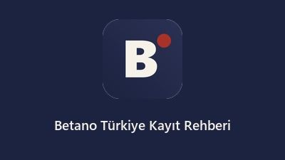 Betano ambleminin koyu zemin üzerinde sunumu