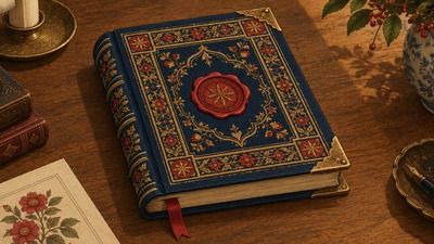 Koleksiyon albümünün işlemeli kapak tasarımı